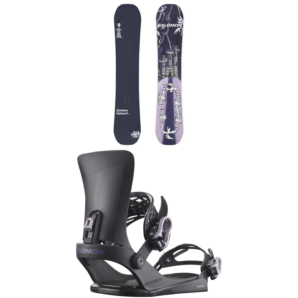 Salomon Abstract Snowboard + EDB X Snowboard Bindings 2027