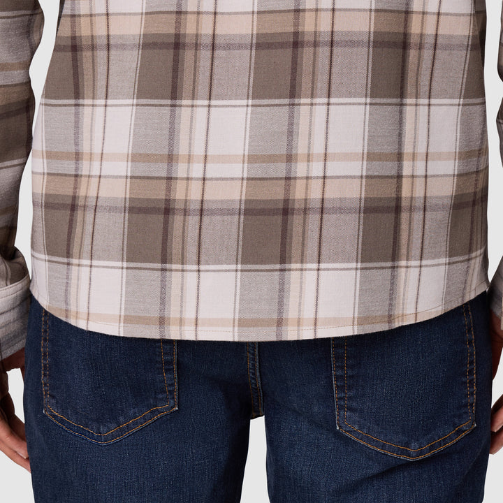 Outdoor Research Ravenna Flannel Shirt - Men's Oyster Plaid