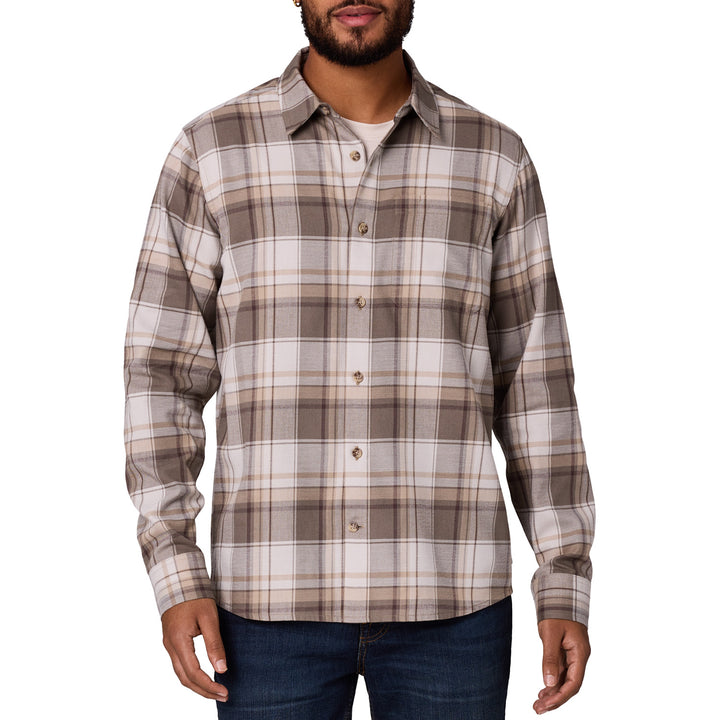 Outdoor Research Ravenna Flannel Shirt - Men's Oyster Plaid