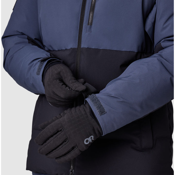 Outdoor Research Snowcrew Down Jacket - Men's Atlantic/Black