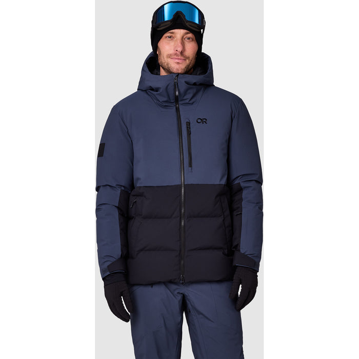 Outdoor Research Snowcrew Down Jacket - Men's Atlantic/Black