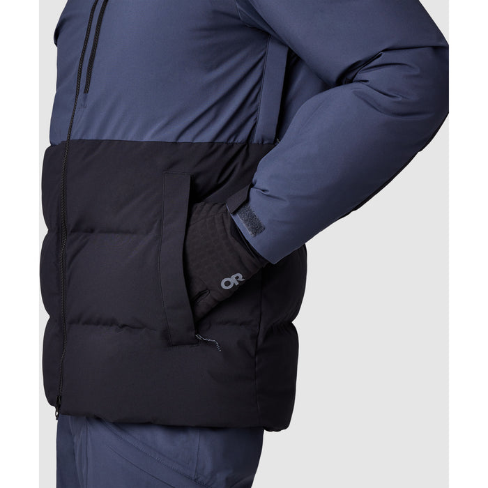 Outdoor Research Snowcrew Down Jacket - Men's Atlantic/Black