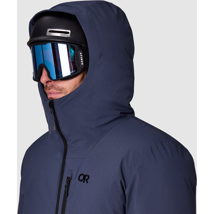 Outdoor Research Snowcrew Down Jacket - Men's Atlantic/Black