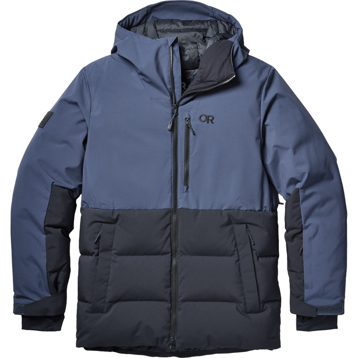 Outdoor Research Snowcrew Down Jacket - Men's Atlantic/Black