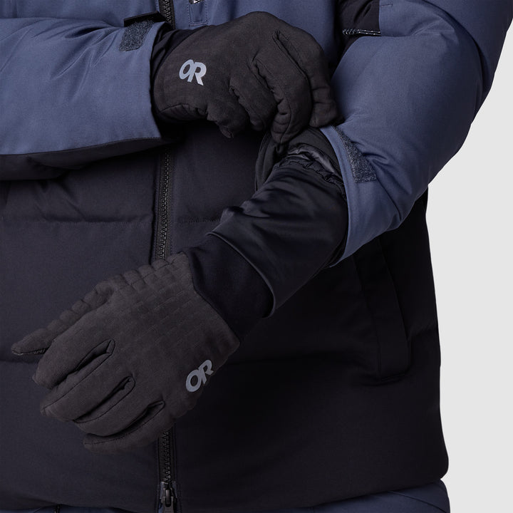 Outdoor Research Snowcrew Down Jacket - Men's Atlantic/Black