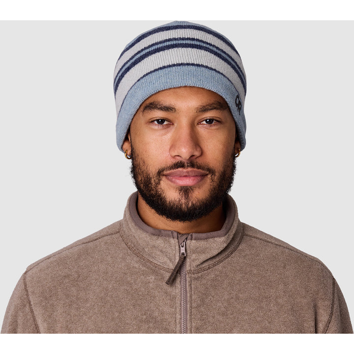 Outdoor Research Spitsbergen Windstopper® Beanie Smoky Quartz Stripe