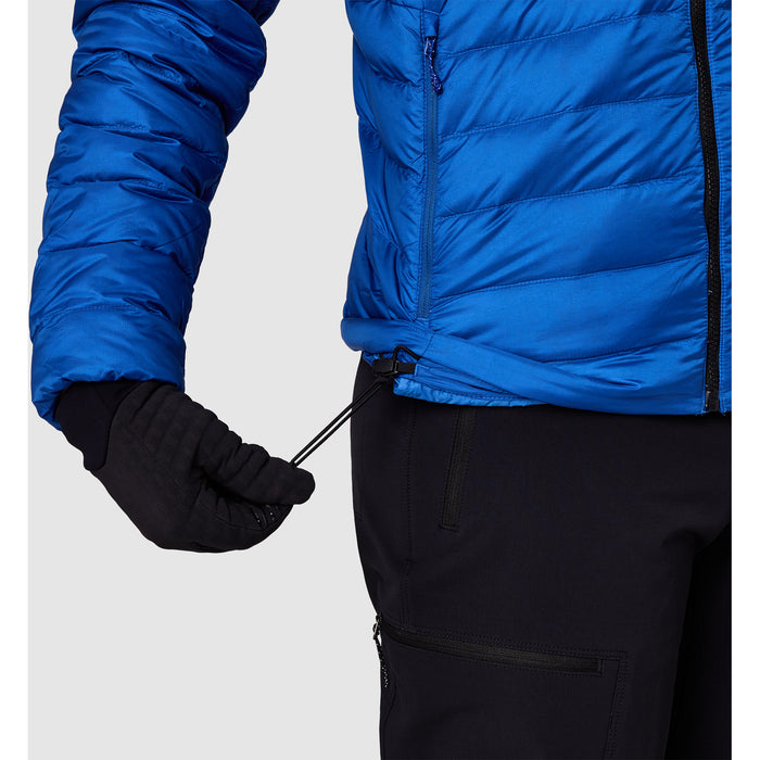 Outdoor Research Helium Down Hoodie - Men's Azurite/Black