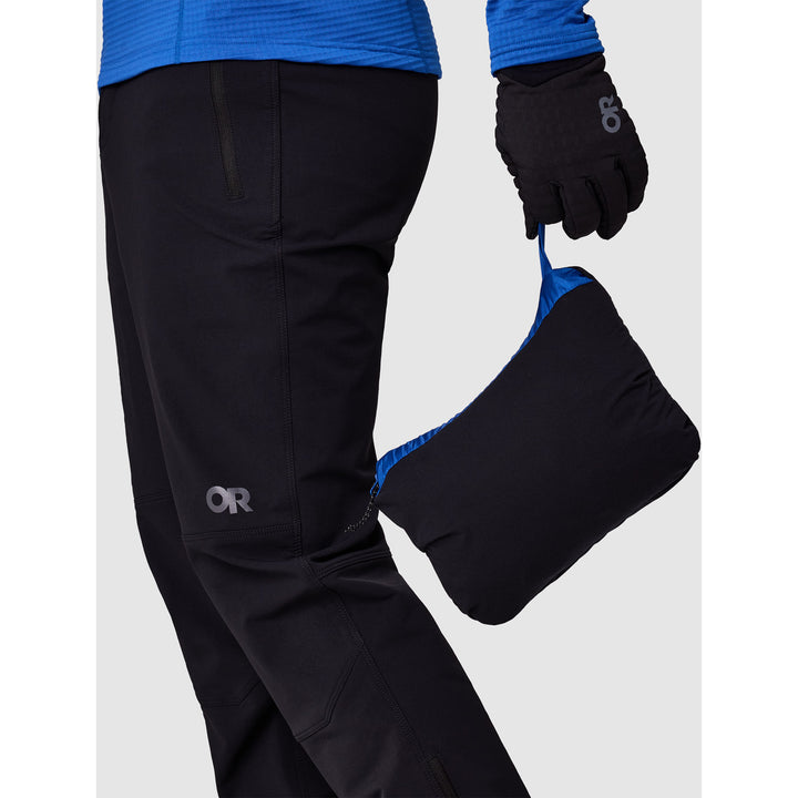 Outdoor Research Helium Down Hoodie - Men's Azurite/Black