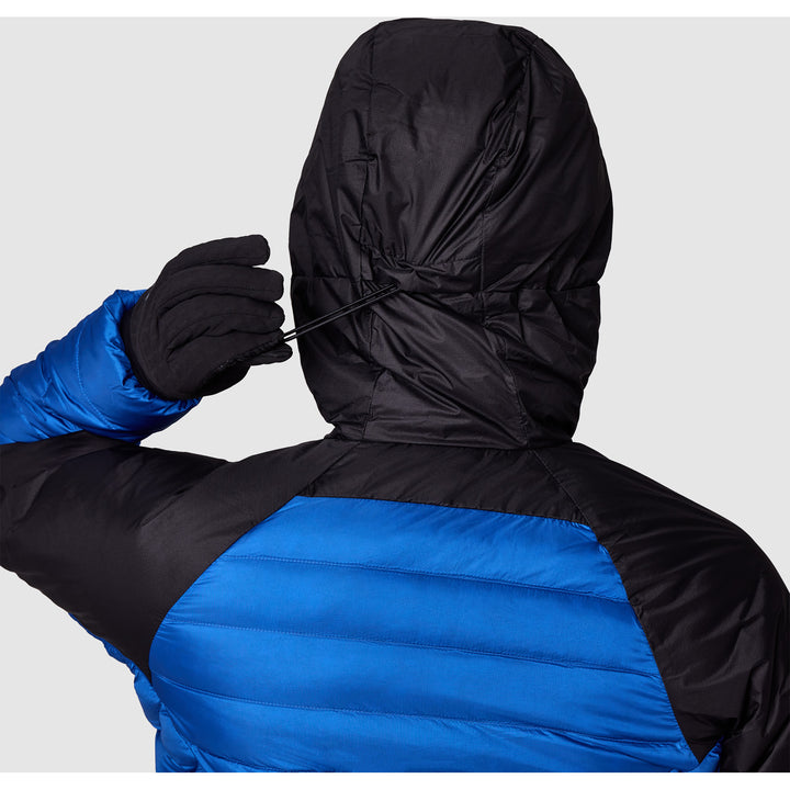 Outdoor Research Helium Down Hoodie - Men's Azurite/Black