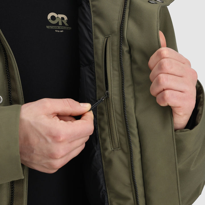 Outdoor Research Stormcraft Down Parka - Men's Ranger Green