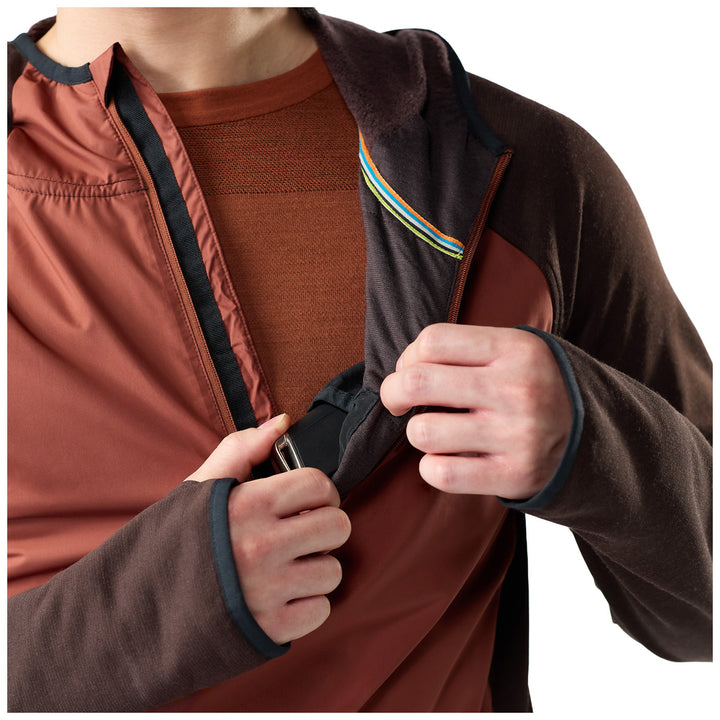 Smartwool Smartloft 1/2 Zip Hoodie - Men's Burnt Sienna