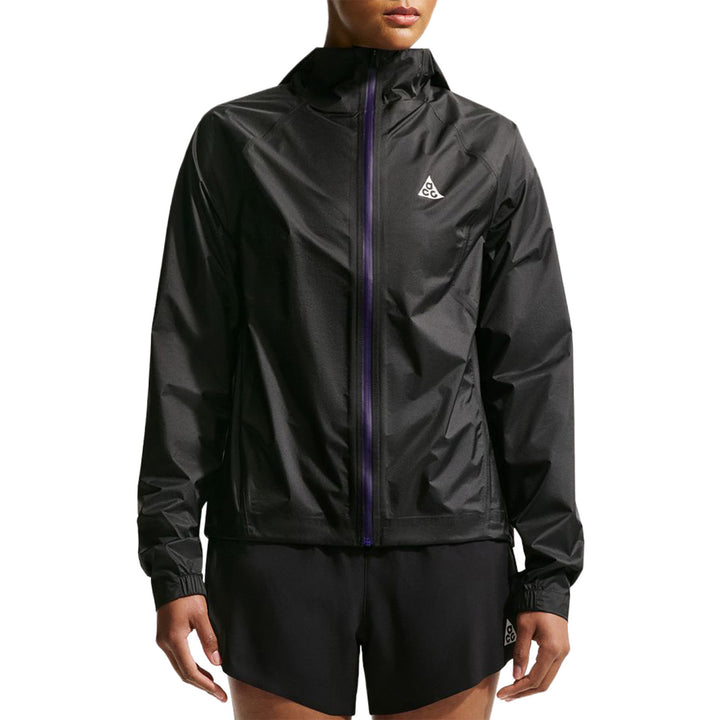 Nike ACG "Trailwind" Jacket - Women's Black/Summit White