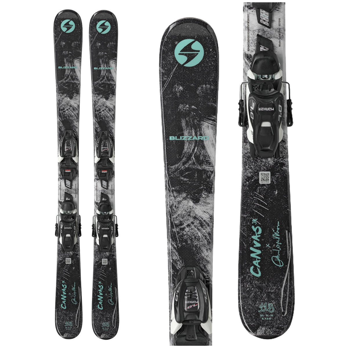 Blizzard Canvas Jr Skis + 4.5 Bindings - Kids' 2027