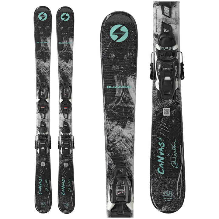 Blizzard Canvas Jr Skis + 4.5 Bindings - Kids' 2027