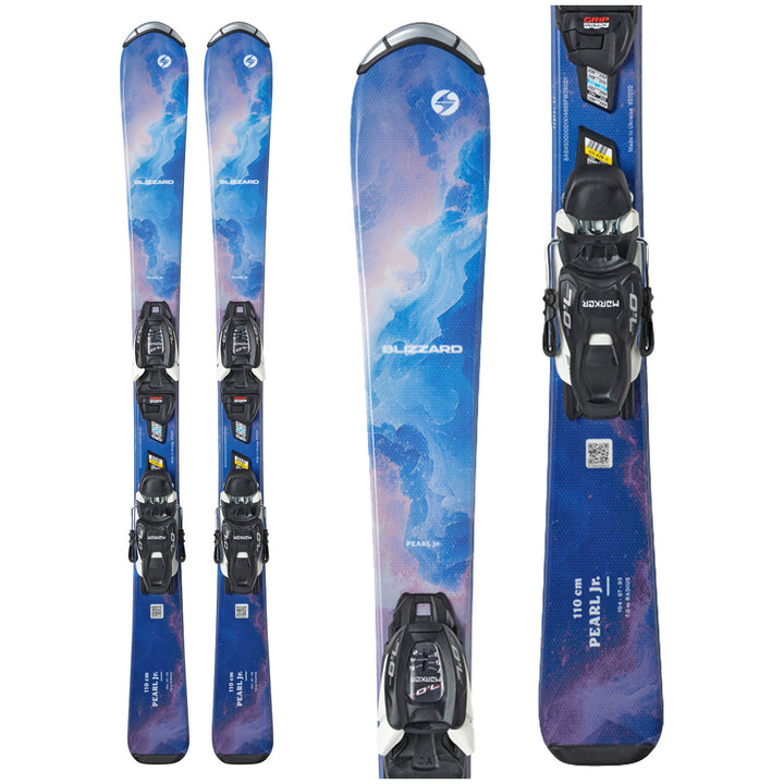 Blizzard Pearl Jr Skis + 4.5 FDT Bindings - Kids' 2027