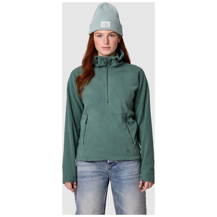 Outdoor Research Trail Mix XT Fleece Pullover Hoodie - Women's Malachite