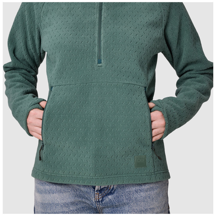 Outdoor Research Trail Mix XT Fleece Pullover Hoodie - Women's Malachite