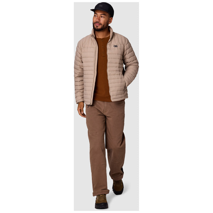 Outdoor Research Transcendent Down Jacket - Men's Pro Khaki