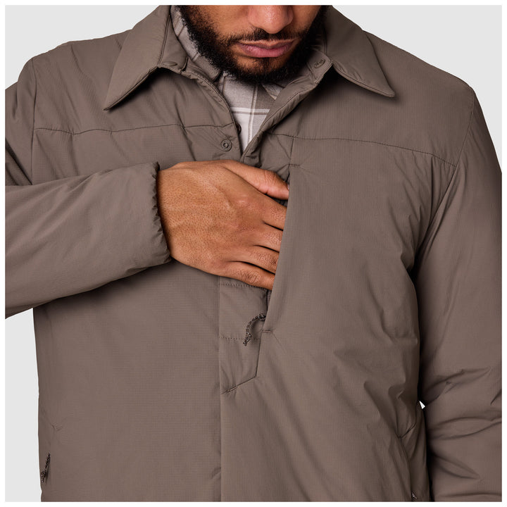 Outdoor Research Vesper Insulated Shirt Jacket - Men's Gravel