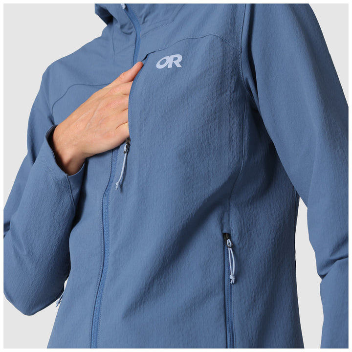 Outdoor Research Ultima Softshell Hoodie - Women's Skyline