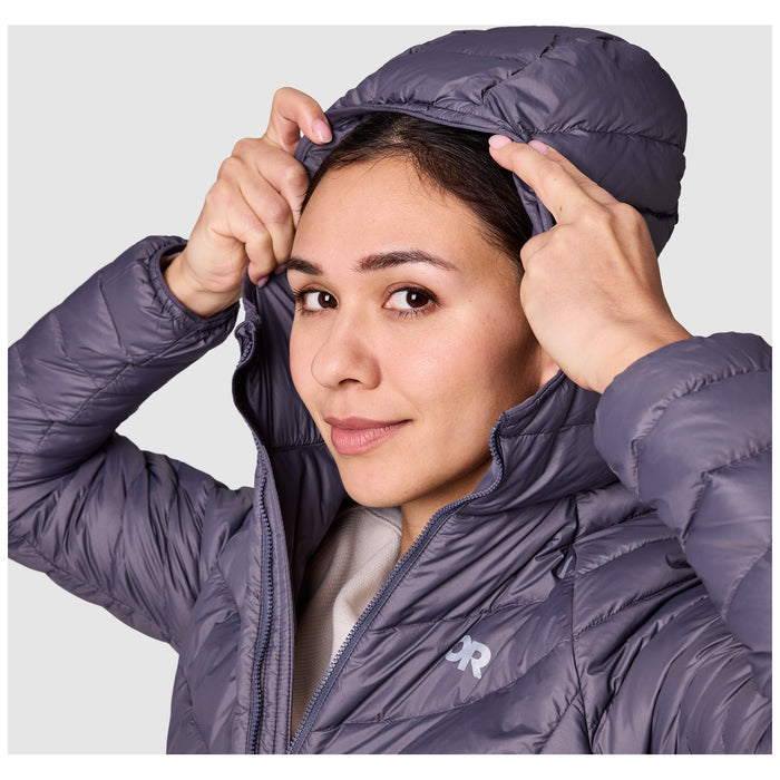 Outdoor Research Transcendent Down Parka - Women's Smoky Quartz