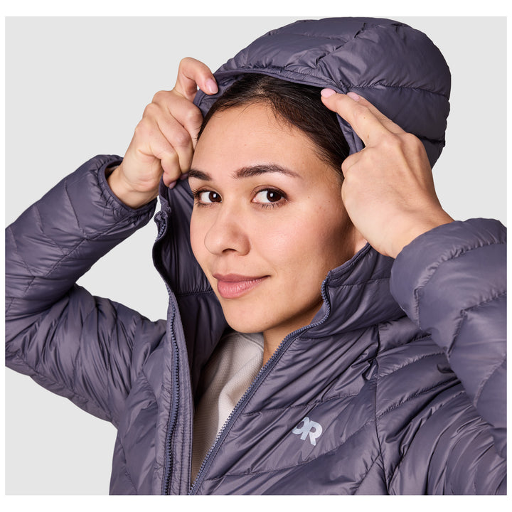 Outdoor Research Transcendent Down Parka - Women's Smoky Quartz