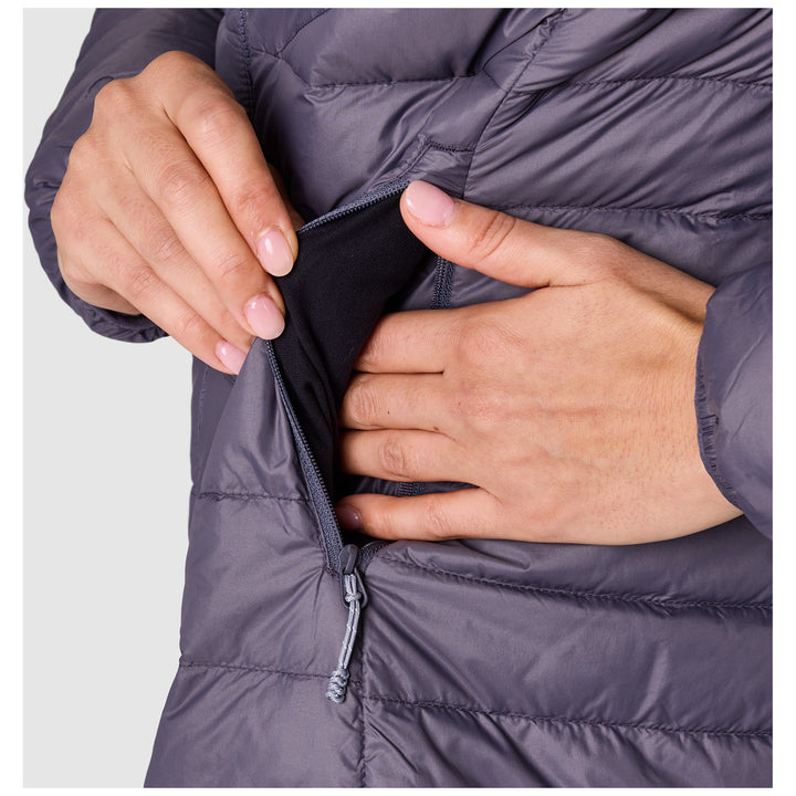 Outdoor Research Transcendent Down Parka - Women's Smoky Quartz