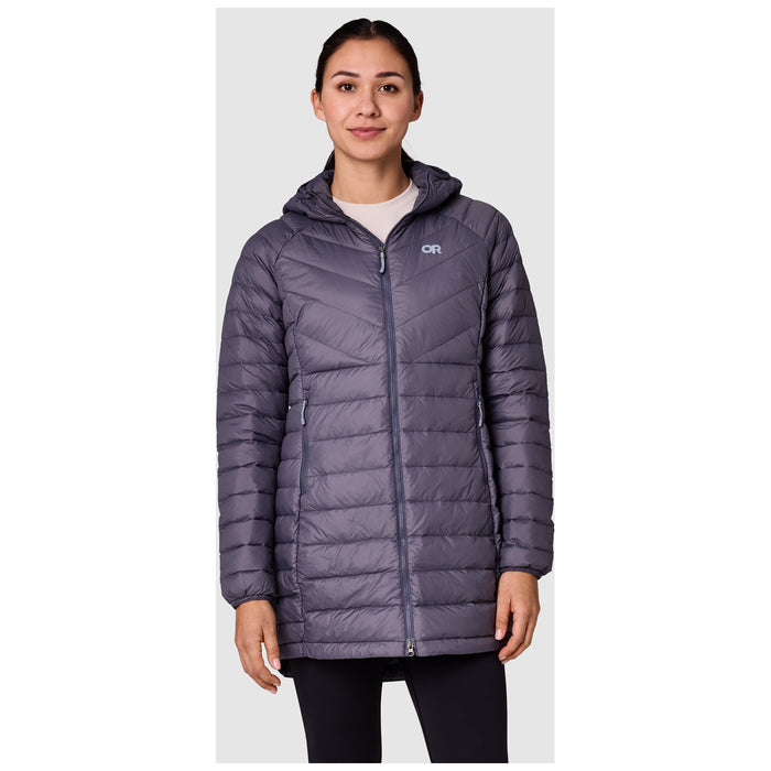Outdoor Research Transcendent Down Parka - Women's Smoky Quartz