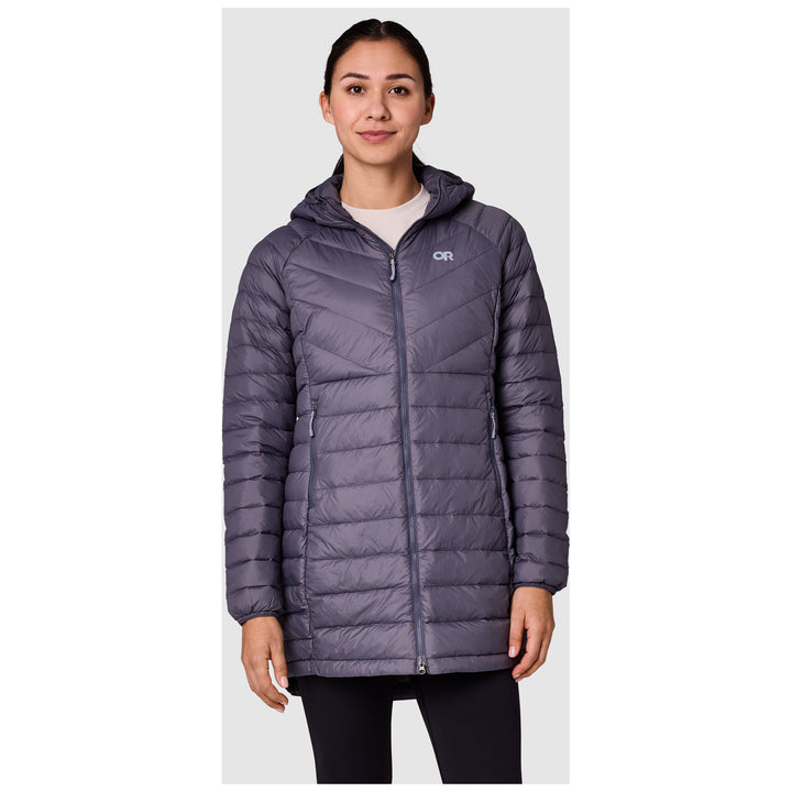 Outdoor Research Transcendent Down Parka - Women's Smoky Quartz