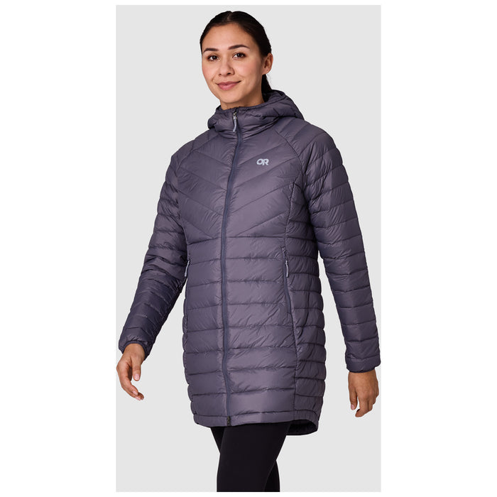 Outdoor Research Transcendent Down Parka - Women's Smoky Quartz