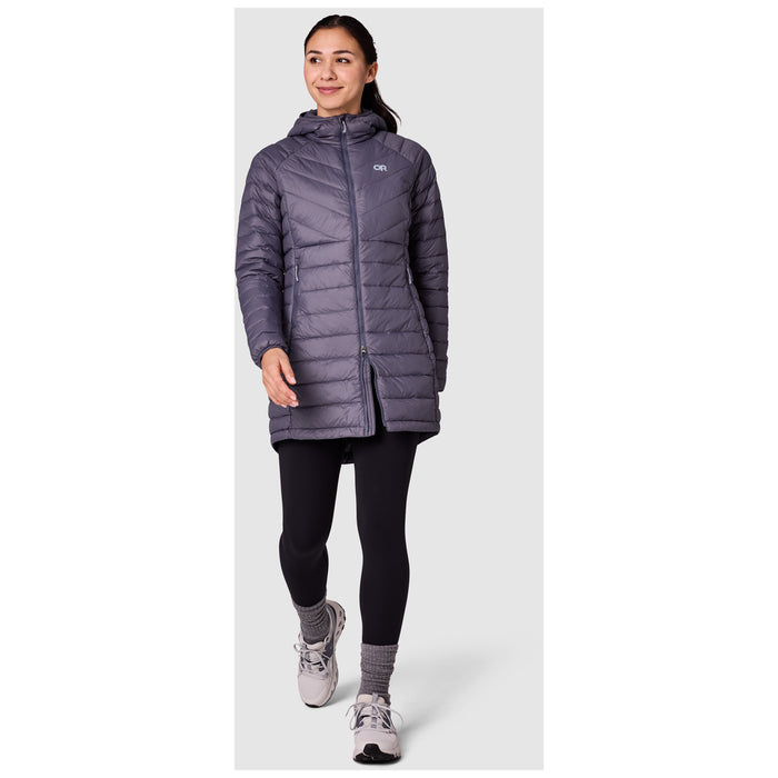 Outdoor Research Transcendent Down Parka - Women's Smoky Quartz
