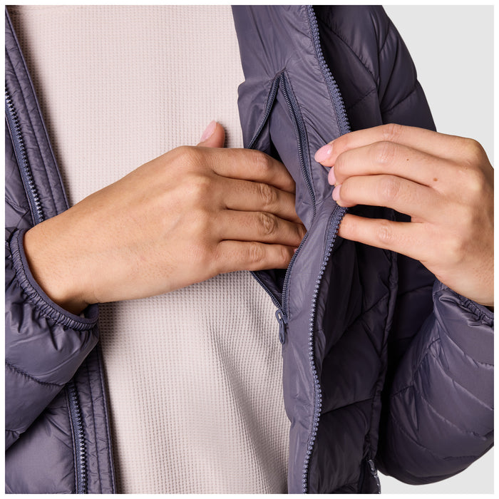 Outdoor Research Transcendent Down Parka - Women's Smoky Quartz