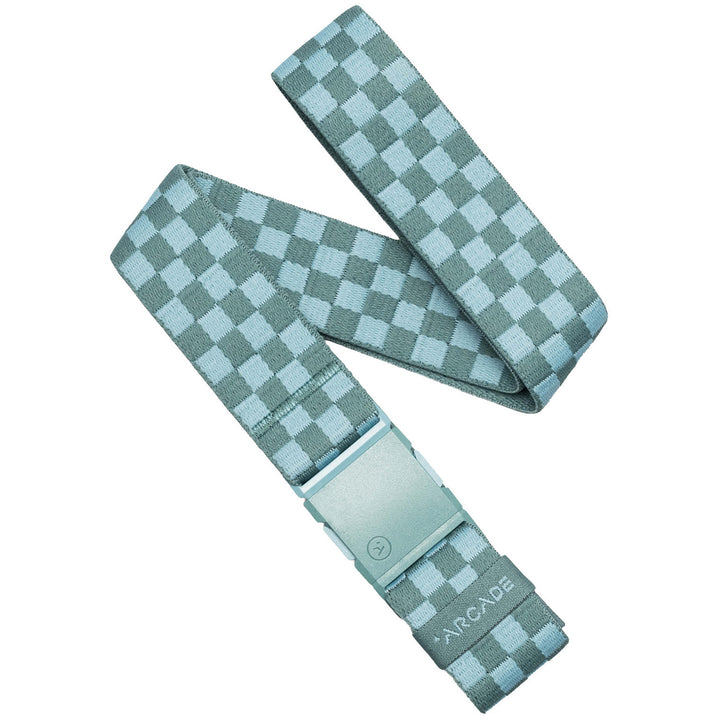 Arcade Check Belt Caspian/Cove