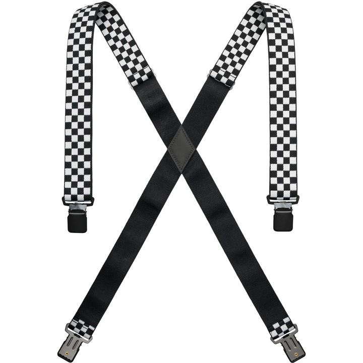 Arcade Jessup Check Suspenders Black/Glacial