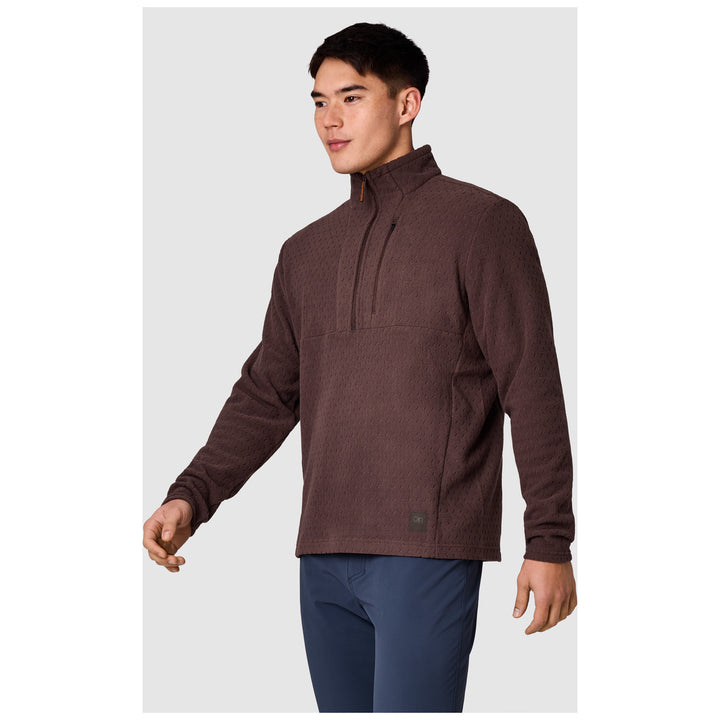 Outdoor Research Trail Mix XT Fleece Half Zip - Men's Chestnut