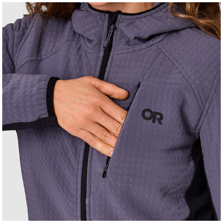 Outdoor Research Vigor Plus Fleece Hoodie - Women's Smoky Quartz