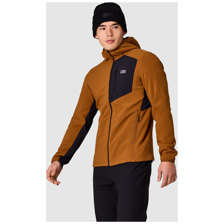 Outdoor Research Vigor Plus Fleece Hoodie - Men's Pecan/Black