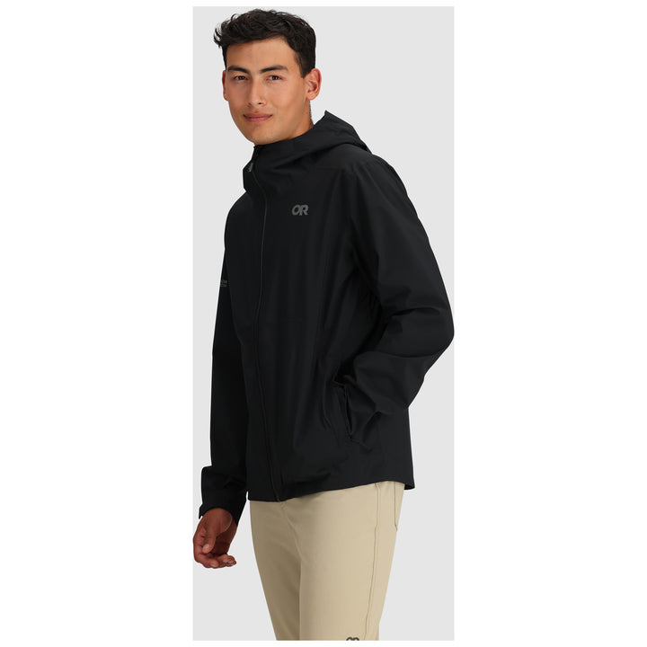 Outdoor Research Stratoburst Stretch Rain Jacket - Men's Black