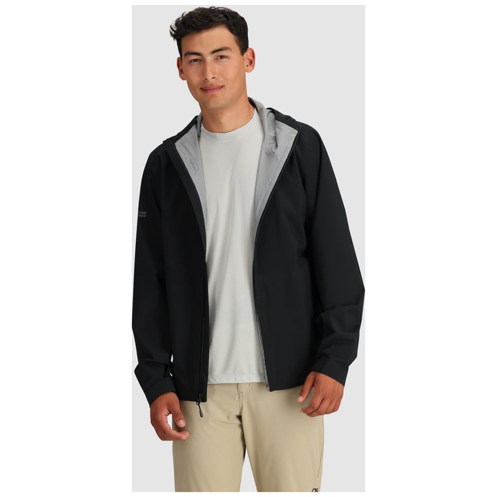 Outdoor Research Stratoburst Stretch Rain Jacket - Men's Black