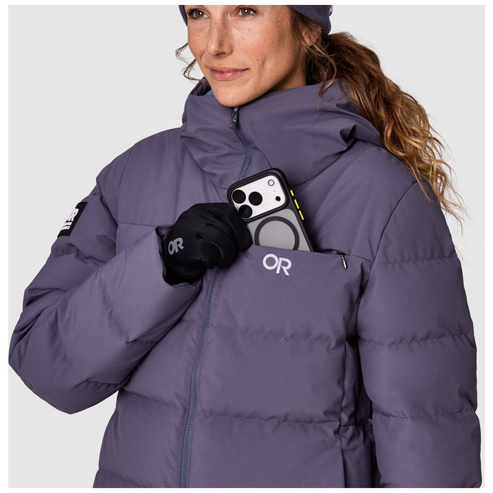 Outdoor Research Snowcrew Down Jacket - Women's Smoky Quartz