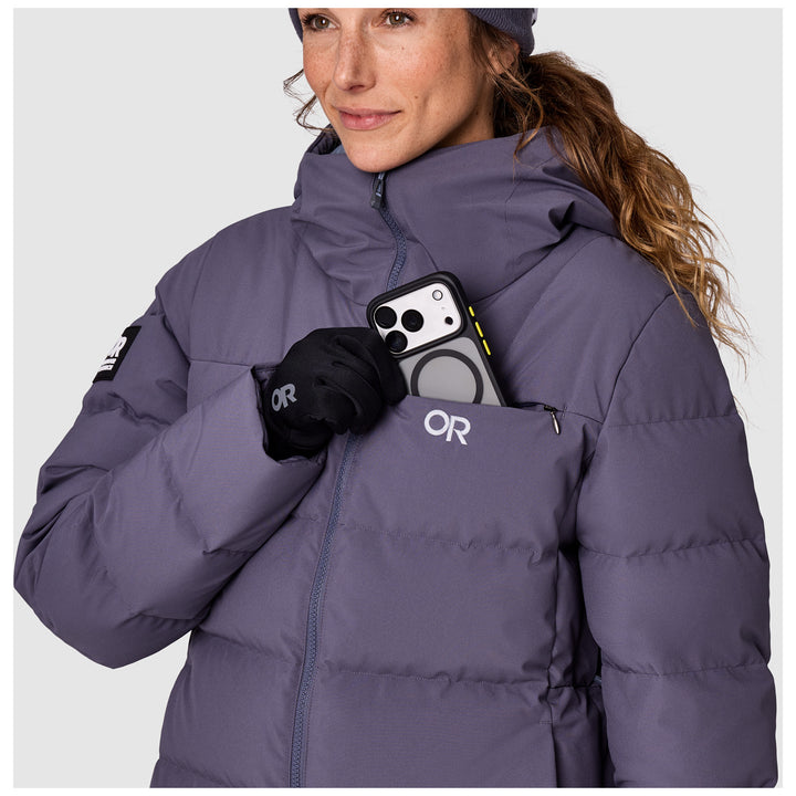 Outdoor Research Snowcrew Down Jacket - Women's Smoky Quartz