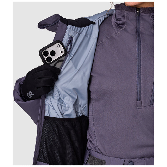 Outdoor Research Snowcrew Down Jacket - Women's Smoky Quartz