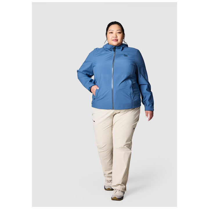 Outdoor Research Stratoburst Stretch Plus Rain Jacket - Women's Skyline