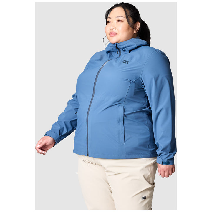 Outdoor Research Stratoburst Stretch Plus Rain Jacket - Women's Skyline