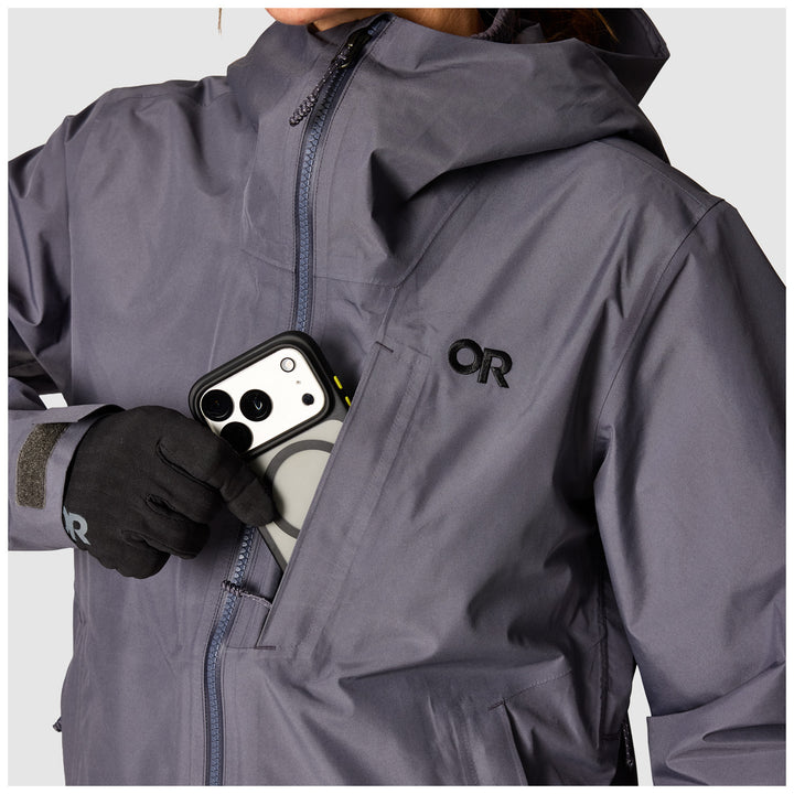 Outdoor Research Grandridge Gore-Tex Jacket - Women's Smoky Quartz