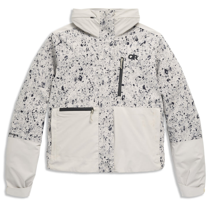 Outdoor Research Stratoburst Stretch SE Jacket - Women's Oyster Creekside Print/Oyster