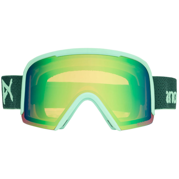 Anon Nesa S Low Bridge Fit Goggles Brunswick Green / Perceive Variable Green + Perceive Cloudy Pink