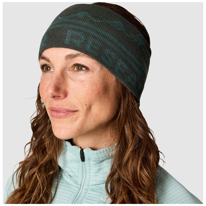 Outdoor Research OR Logo Knit Headband Dark Laurel/Malachite