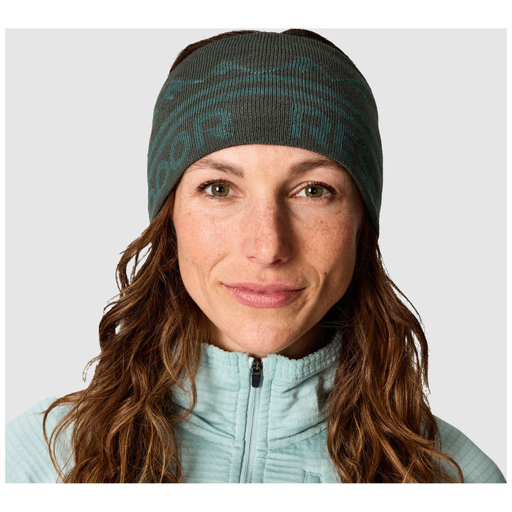 Outdoor Research OR Logo Knit Headband Dark Laurel/Malachite