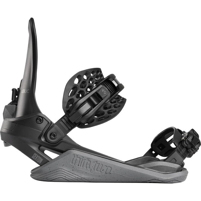 thirtytwo Basin FASE Snowboard Bindings 2027 Public Black/Gray